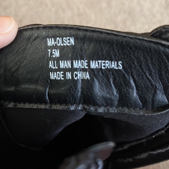 7.5 Black Combat Boots - Picture 2 of 4